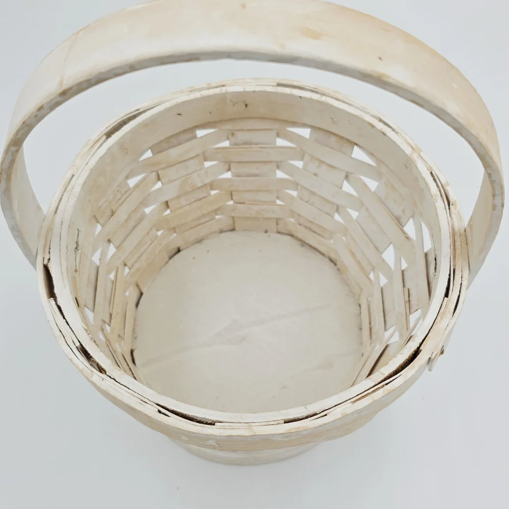 Rustic‎ White Woven Basket